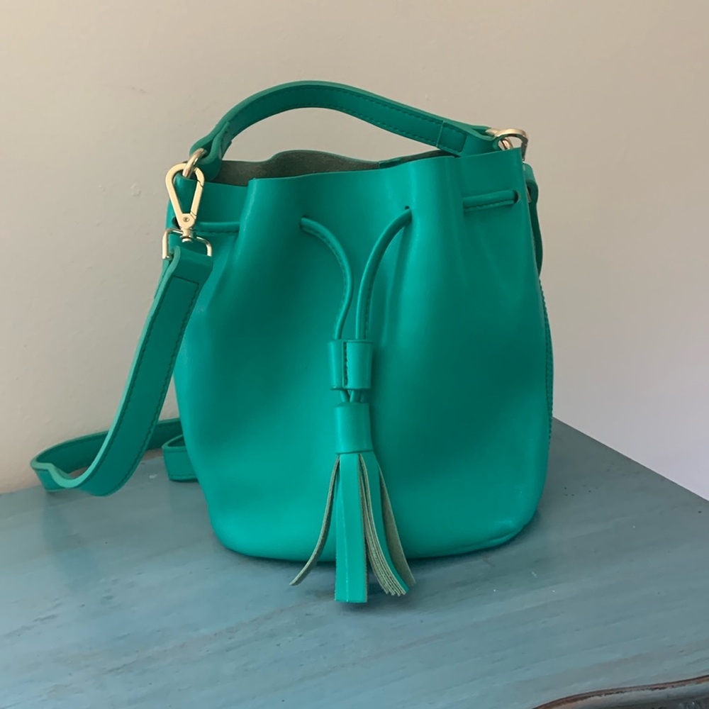Leather Bucket Bag